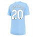 Manchester City Bernardo Silva #20 Replika Hemma matchkläder Dam 2023-24 Korta ärmar